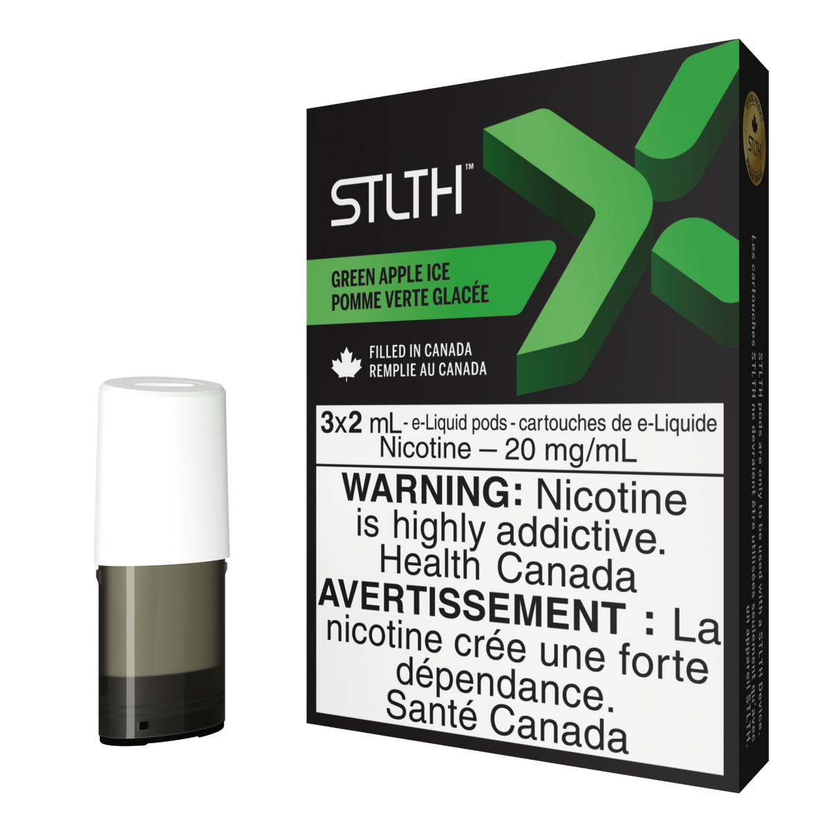 STLTH X Pod Pack Green Apple Ice