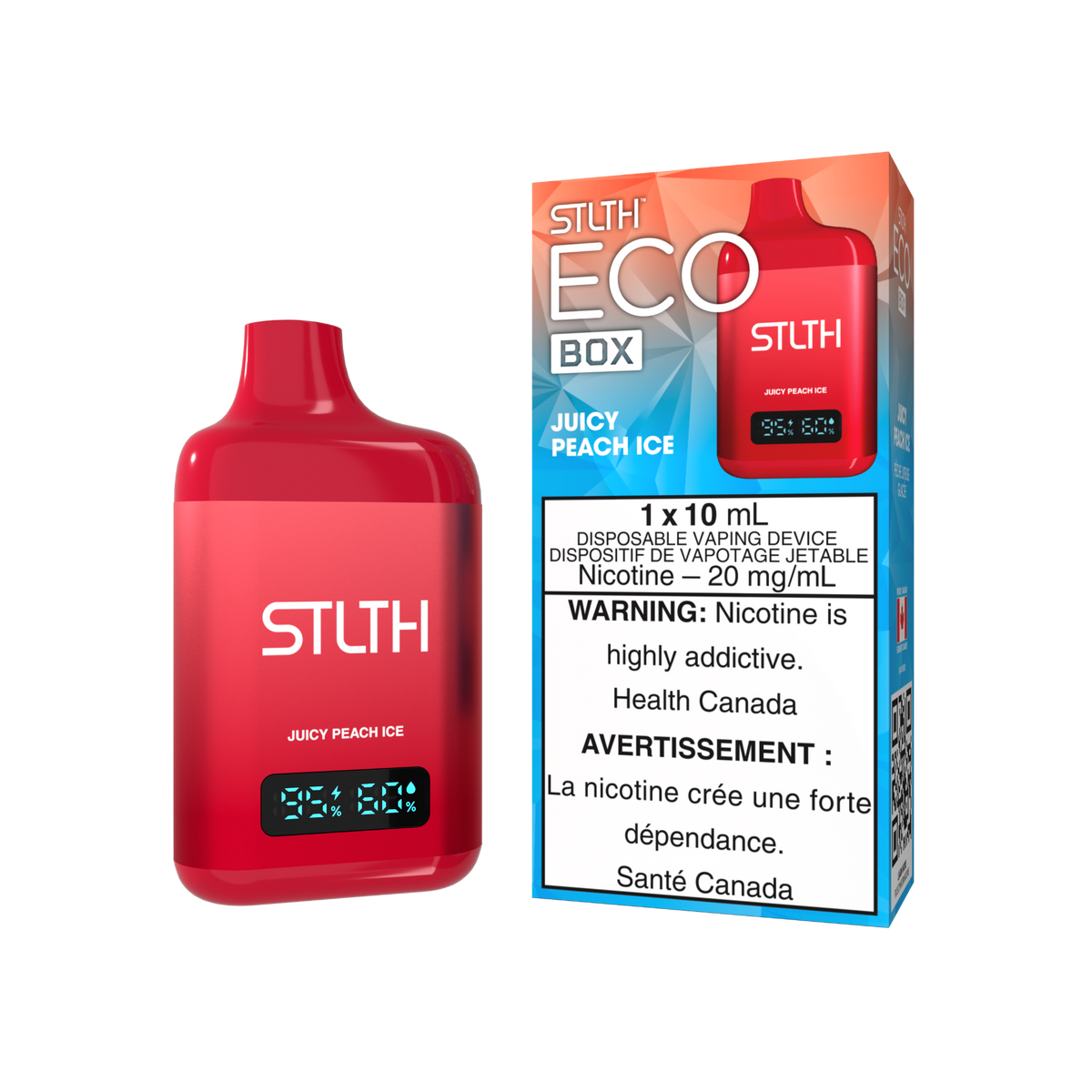 STLTH ECO BOX 5000 PRO Juicy Peach Ice