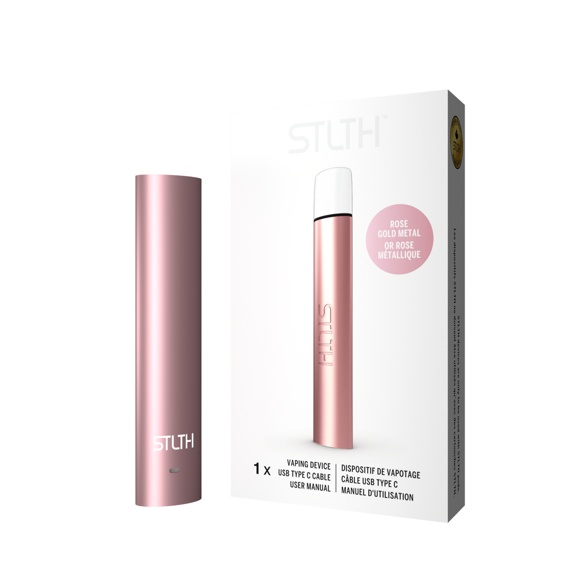 STLTH Device Rose Gold Metal