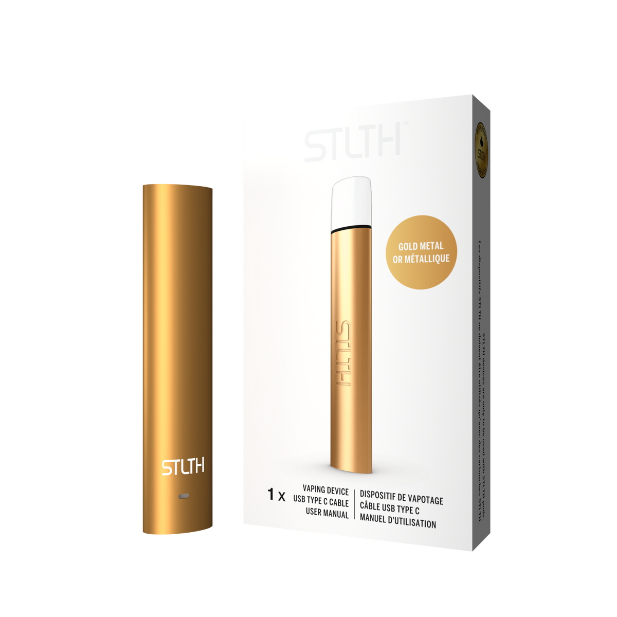 STLTH Device Gold Metal