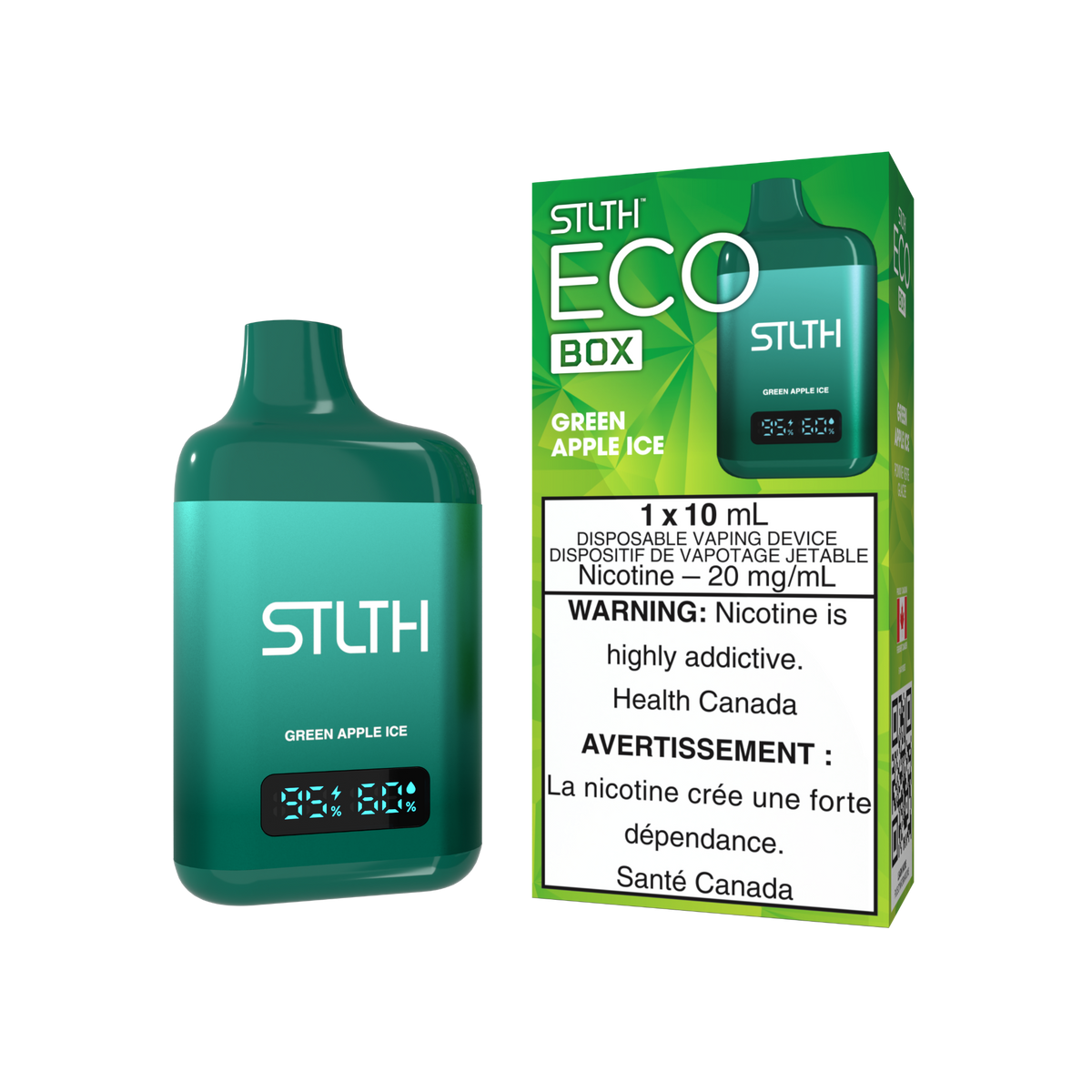 STLTH ECO BOX 5000 PRO Green Apple Ice